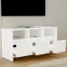 Mueble para TV madera contrachapada blanco 102x37,5x52,5 cm