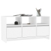 Mueble para TV madera contrachapada blanco 102x37,5x52,5 cm