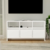 Mueble para TV madera contrachapada blanco 102x37,5x52,5 cm