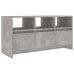 Mueble de TV madera contrachapada gris hormigón 102x37,5x52,5cm