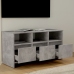 Mueble de TV madera contrachapada gris hormigón 102x37,5x52,5cm