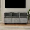 Mueble de TV madera contrachapada gris hormigón 102x37,5x52,5cm