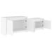 Mueble para TV madera contrachapada blanco 146,5x35x50 cm