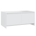 Mesa de centro madera contrachapada blanco 90x50x41,5 cm