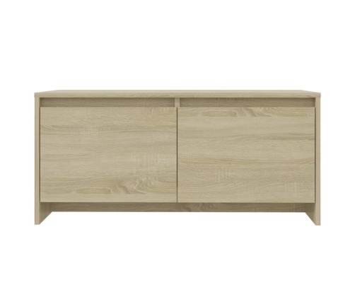 Mesa de centro madera de ingeniería roble Sonoma 90x50x41,5 cm