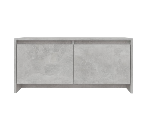 Mesa de centro madera de ingeniería gris hormigón 90x50x41,5 cm