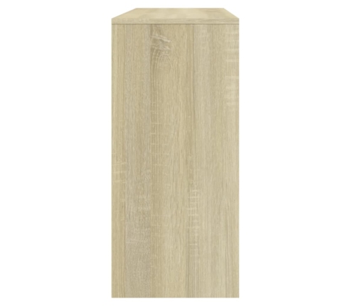 vidaXL Mesa consola madera de ingeniería roble Sonoma 100x35x76,5 cm