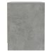 vidaXL Mesita de noche madera ingeniería gris hormigón 45x34x44,5 cm