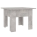 vidaXL Mesa de centro madera contrachapada gris hormigón 55x55x42 cm