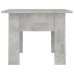 vidaXL Mesa de centro madera contrachapada gris hormigón 55x55x42 cm