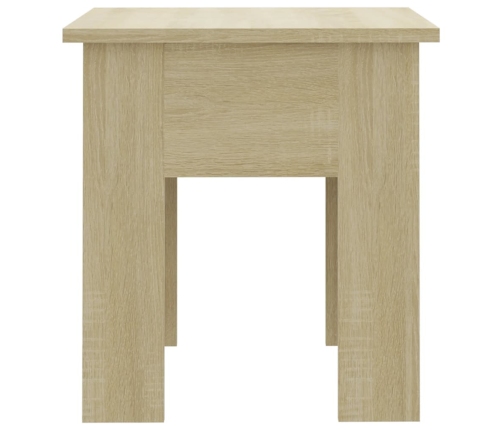 vidaXL Mesa de centro madera de ingeniería roble Sonoma 40x40x42 cm