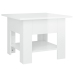 vidaXL Mesa de centro madera de ingeniería brillo blanco 55x55x42 cm