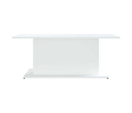 Mesa de centro madera de ingeniería blanca 102x55,5x40 cm