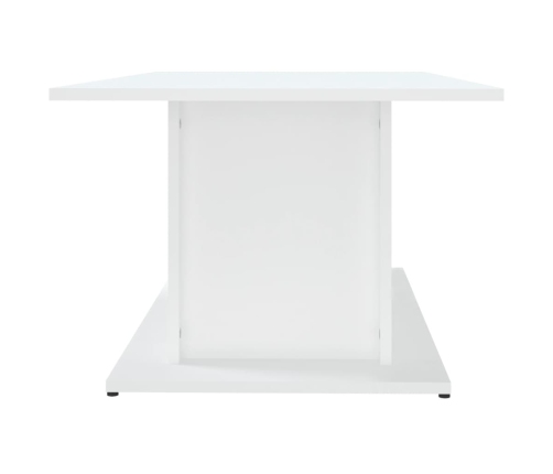 Mesa de centro madera de ingeniería blanca 102x55,5x40 cm