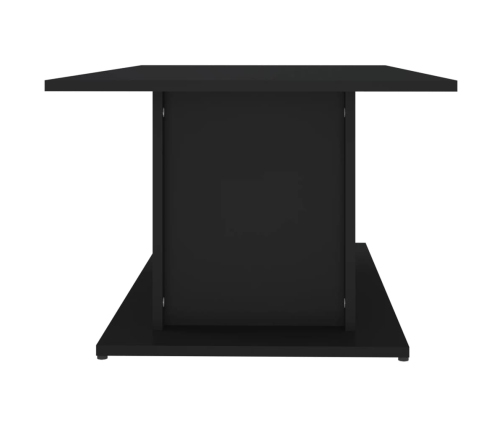 Mesa de centro madera contrachapada negro 102x55,5x40 cm