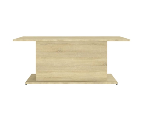 Mesa de centro madera de ingeniería roble Sonoma 102x55,5x40 cm