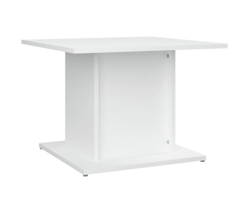 Mesa de centro madera de ingeniería blanca 55,5x55,5x40 cm