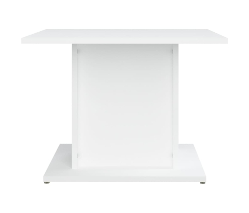 vidaXL Mesa de centro madera de ingeniería blanca 55,5x55,5x40 cm