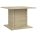 Mesa de centro madera ingeniería roble Sonoma 55,5x55,5x40 cm