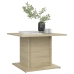 Mesa de centro madera ingeniería roble Sonoma 55,5x55,5x40 cm