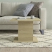 Mesa de centro madera ingeniería roble Sonoma 55,5x55,5x40 cm