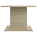Mesa de centro madera ingeniería roble Sonoma 55,5x55,5x40 cm