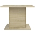 Mesa de centro madera ingeniería roble Sonoma 55,5x55,5x40 cm