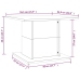 Mesa de centro madera ingeniería roble Sonoma 55,5x55,5x40 cm