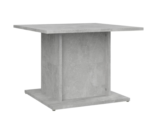 Mesa de centro madera ingeniería gris hormigón 55,5x55,5x40 cm