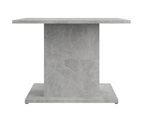 Mesa de centro madera ingeniería gris hormigón 55,5x55,5x40 cm