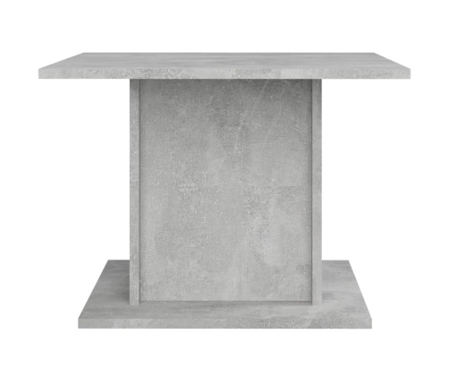 Mesa de centro madera ingeniería gris hormigón 55,5x55,5x40 cm