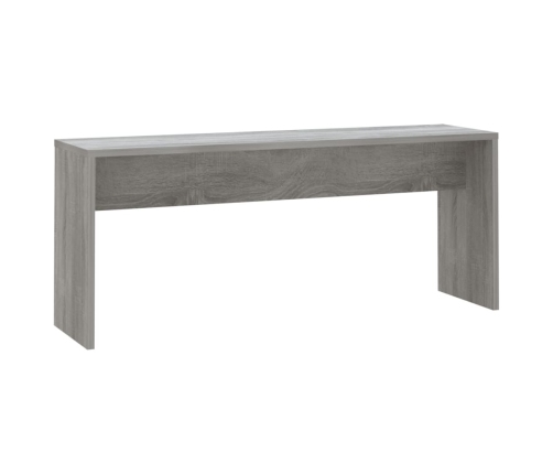 Set de comedor 3 pzas madera de ingeniería gris Sonoma