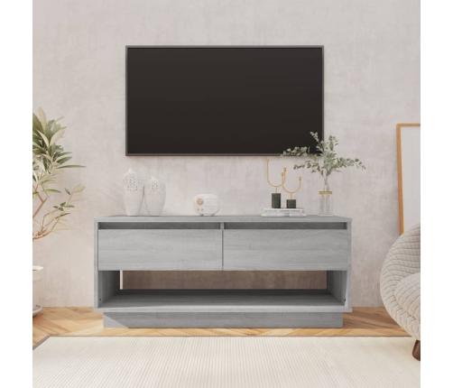 Mueble de TV madera de ingeniería gris Sonoma 102x41x44 cm