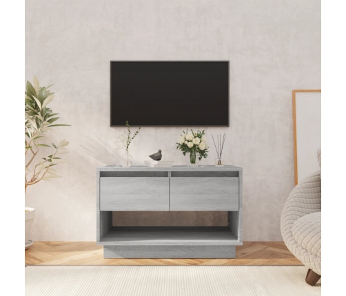 Mueble de TV madera de ingeniería gris Sonoma 70x41x44 cm