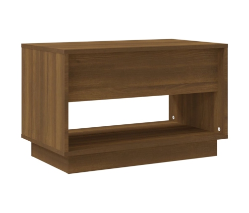 Mueble de TV de madera de ingeniería marrón roble 70x41x44 cm