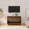 Mueble de TV de madera de ingeniería marrón roble 70x41x44 cm