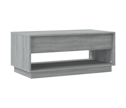 Mesa de centro madera de ingeniería gris Sonoma 102,5x55x44 cm