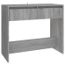 Mesa consola madera de ingeniería gris Sonoma 89x41x76,5 cm