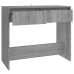 Mesa consola madera de ingeniería gris Sonoma 89x41x76,5 cm