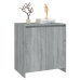 Aparador de madera contrachapada gris Sonoma 70x41x75 cm