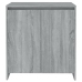 Aparador de madera contrachapada gris Sonoma 70x41x75 cm