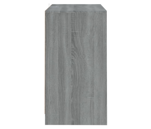 Aparador de madera contrachapada gris Sonoma 70x41x75 cm