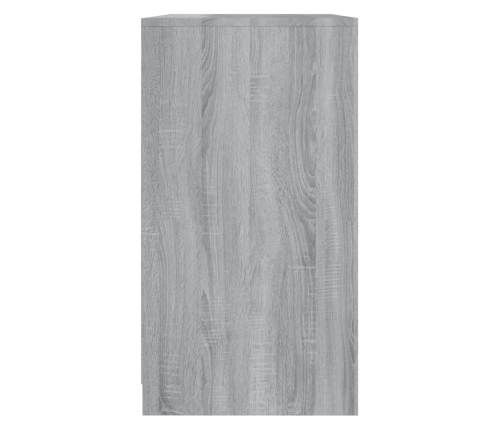 Aparador de madera de ingeniería gris Sonoma 70x40,5x75 cm