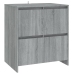 Aparador de madera contrachapada gris Sonoma 70x41x75 cm