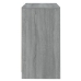 Aparador de madera contrachapada gris Sonoma 70x41x75 cm