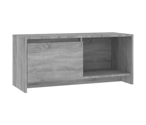 vidaXL Mueble de TV madera de ingeniería gris Sonoma 90x35x40 cm