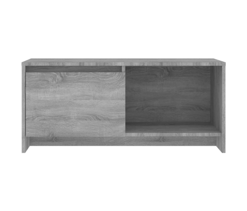 vidaXL Mueble de TV madera de ingeniería gris Sonoma 90x35x40 cm