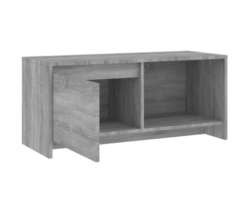 vidaXL Mueble de TV madera de ingeniería gris Sonoma 90x35x40 cm