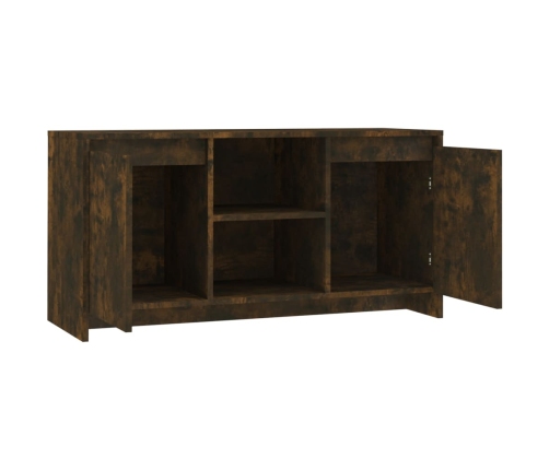 Mueble de TV madera de ingeniería roble ahumado 102x37,5x52,5cm