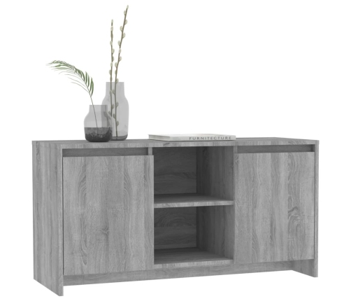 Mueble de TV madera de ingeniería gris Sonoma 102x37,5x52,5 cm